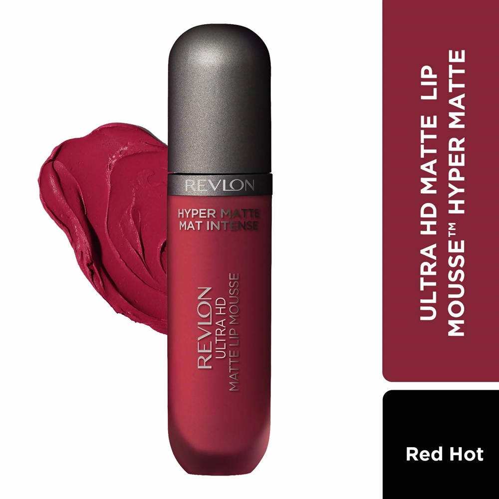 Revlon Hyper Matte Mat Intense Ultra Hd Matte Lip Mousse - Red Hot | Grocsy