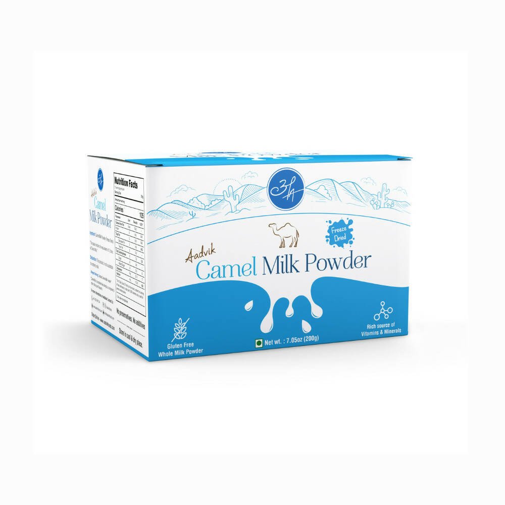 Aadvik Camel Milk Powder Freeze-Dried Sachets (20 g Each) | Grocsy