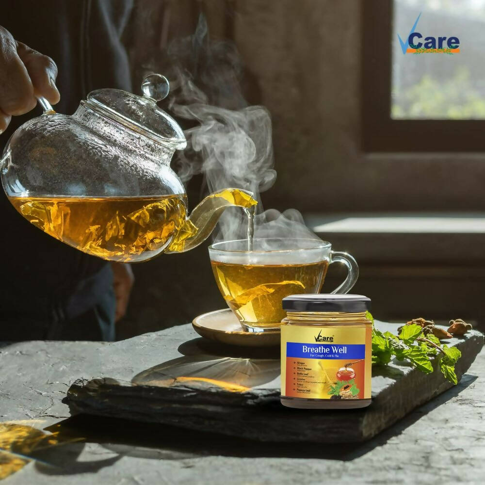 VCare Breathe Well Honey Tea | Grocsy
