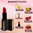 FLiCKA Lip Poetry Matte Lipstick Shade 03 Johny - Deep Maroon | Grocsy