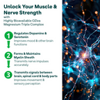 Oziva Plant Based Magnesium Triple Complex Tablets | Grocsy