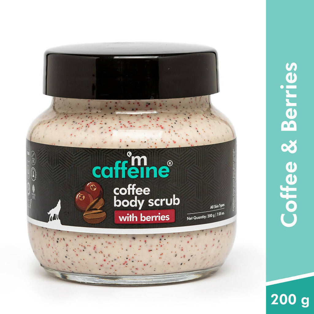 mCaffeine Coffee Body Scrub with Berries | Grocsy
