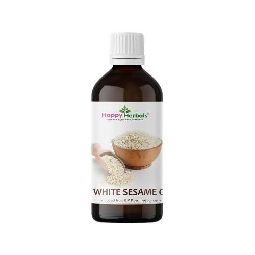 Happy Herbals White Sesame Oil | Grocsy