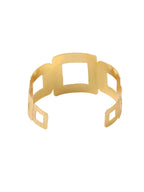NVR Women Gold-Polished Adjustable Kada Bracelet | Grocsy