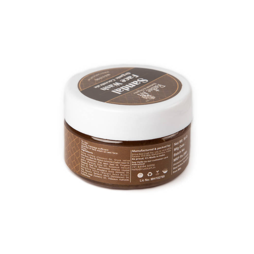 Rustic Art Sandal Face Wash | Grocsy