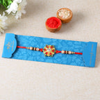 Meenakari Rakhi and 16 Pcs Ferrero Rocher | Grocsy