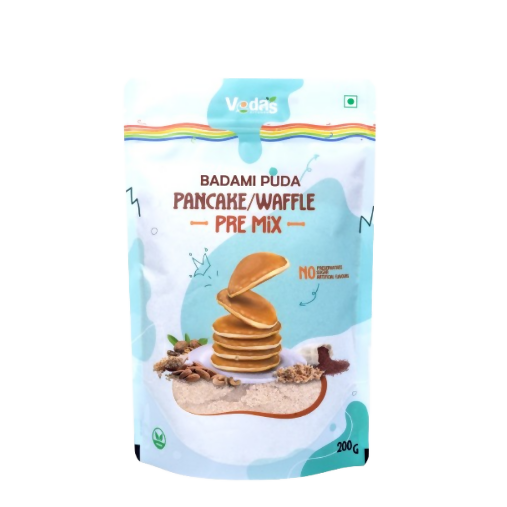 Vedas Kitchen Badami Puda Waffle/Pancake Premix | Grocsy