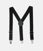Manet Boys Solid Suspenders - Black | Grocsy