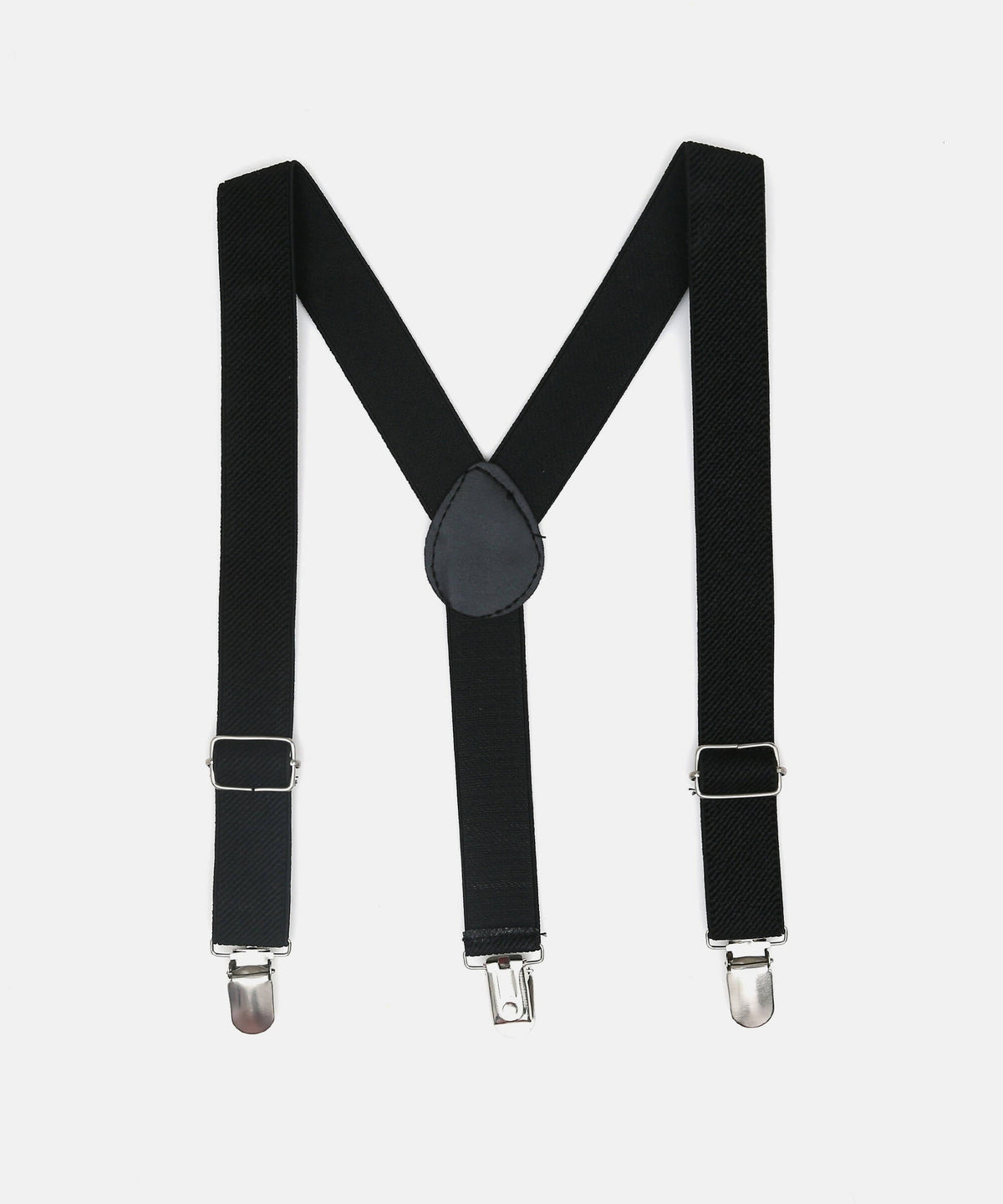 Manet Boys Solid Suspenders - Black | Grocsy