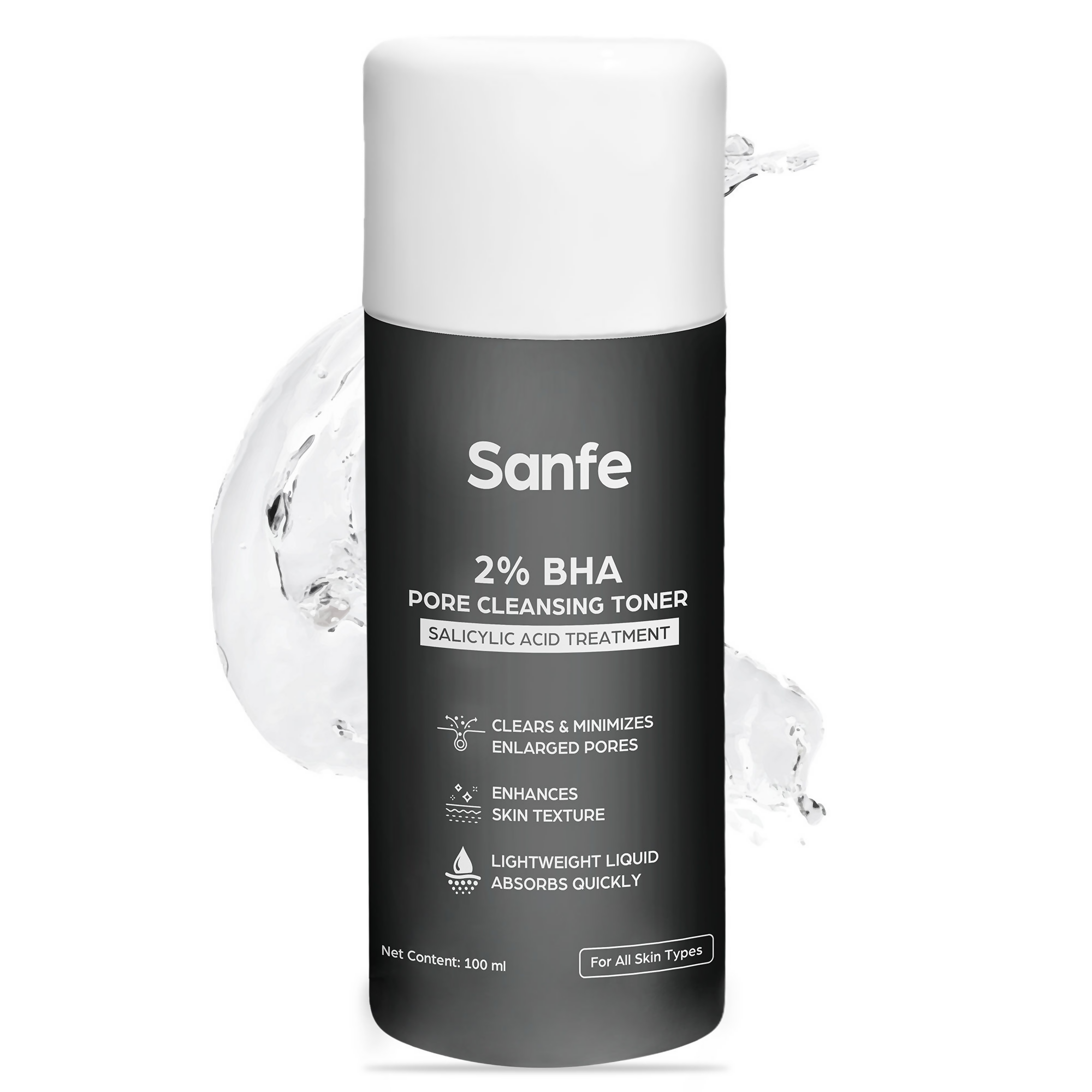 Sanfe 2% BHA Pore Cleansing Toner | Grocsy