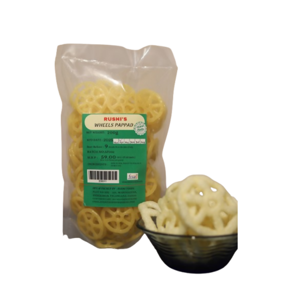 Avani Foods Wheels Papads | Grocsy
