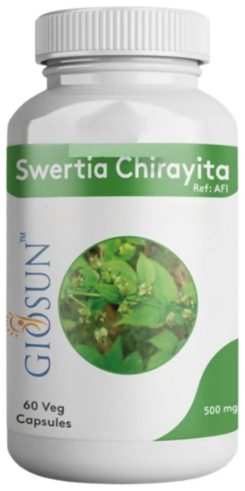 Giosun Swertia Chirayita Veg Capsules | Grocsy