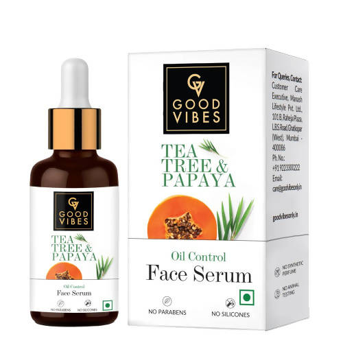 Good Vibes Tea Tree & Papaya Oil Control Serum | Grocsy
