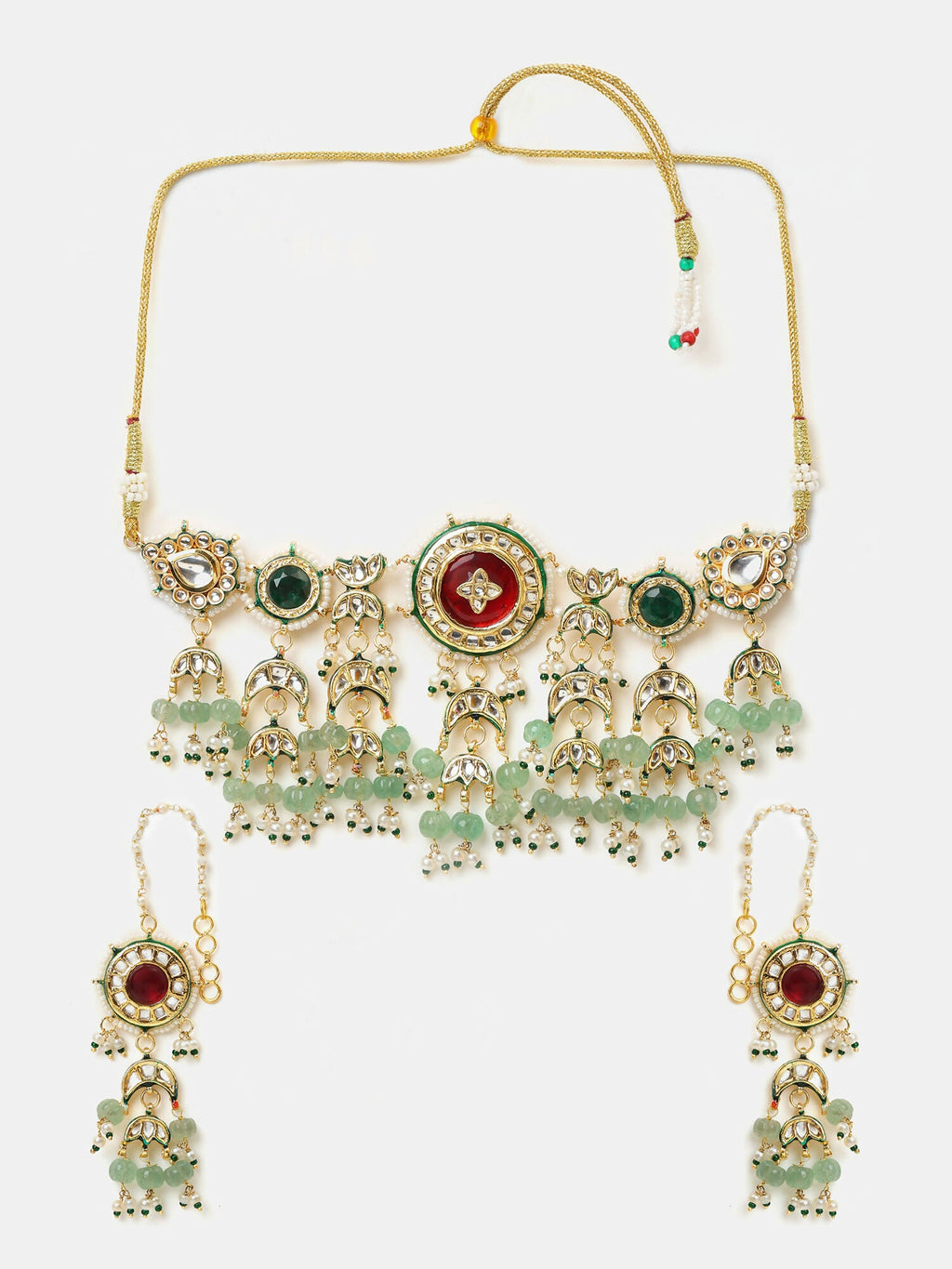 Ruby Raang Royal Choker Set | Grocsy