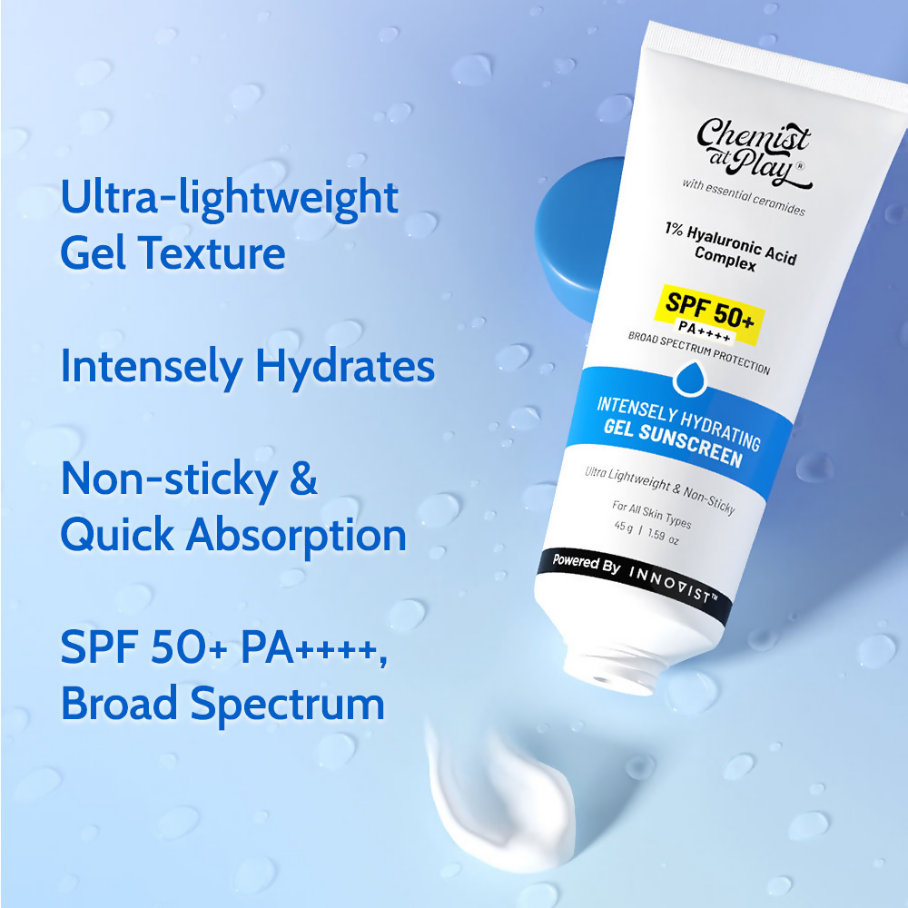 Chemist At Play Intensely Hydrating Gel Sunscreen SPF 50+ | Grocsy
