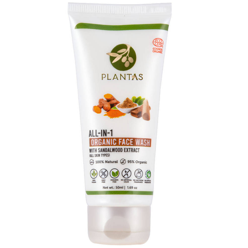 Plantas All In 1 Organic Face Wash | Grocsy