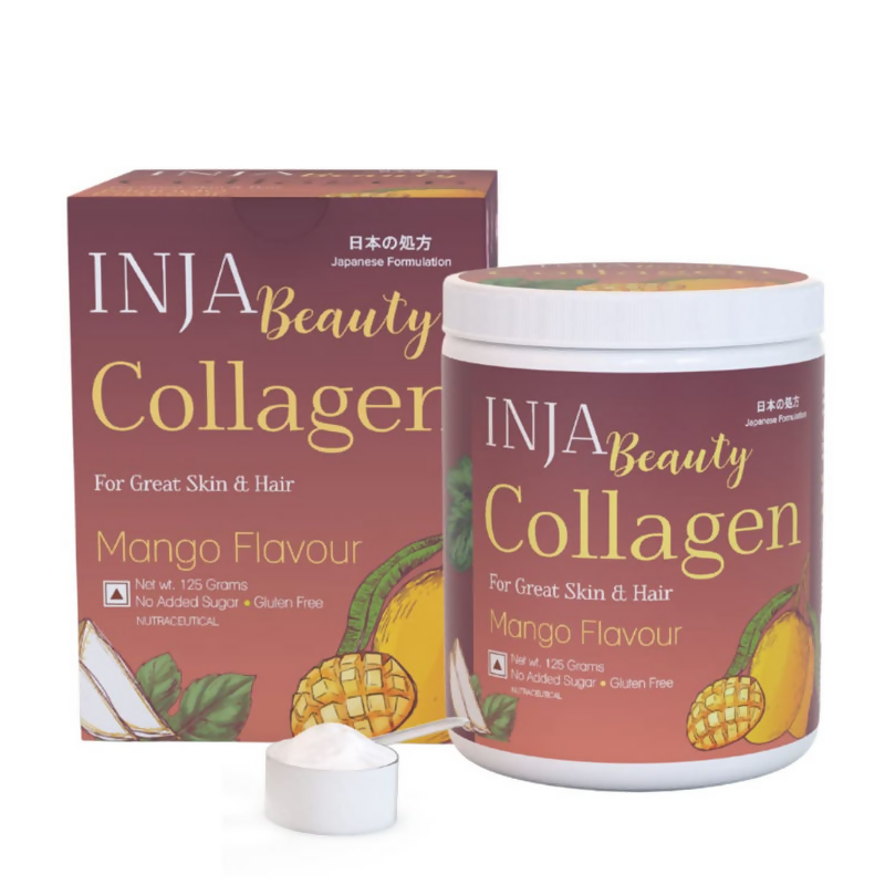 Inja Beauty Collagen For Skin Hair & Nails - Mango Flavour | Grocsy