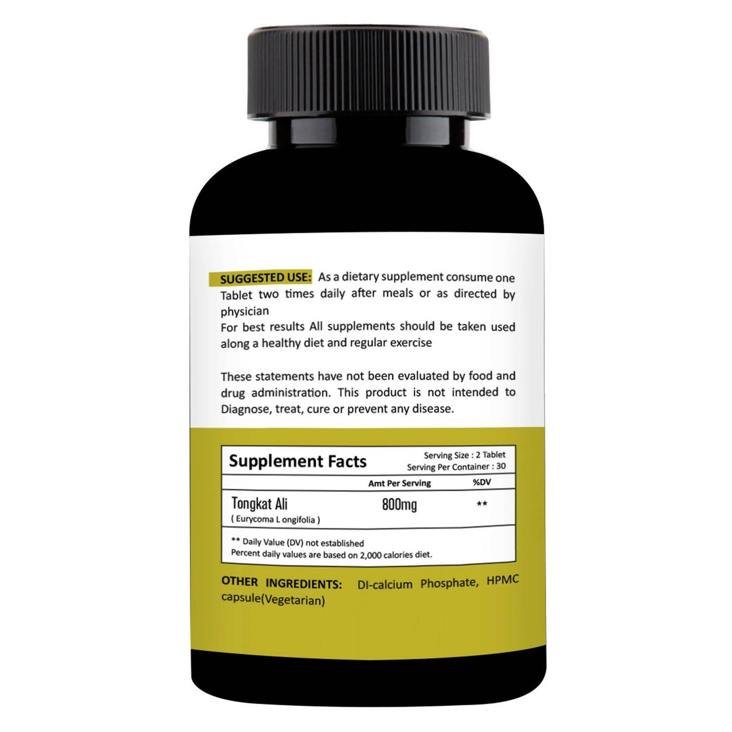Nutracology Tongkat Ali Testosterone Booster For Stamina Energy and Endurance Tablets | Grocsy