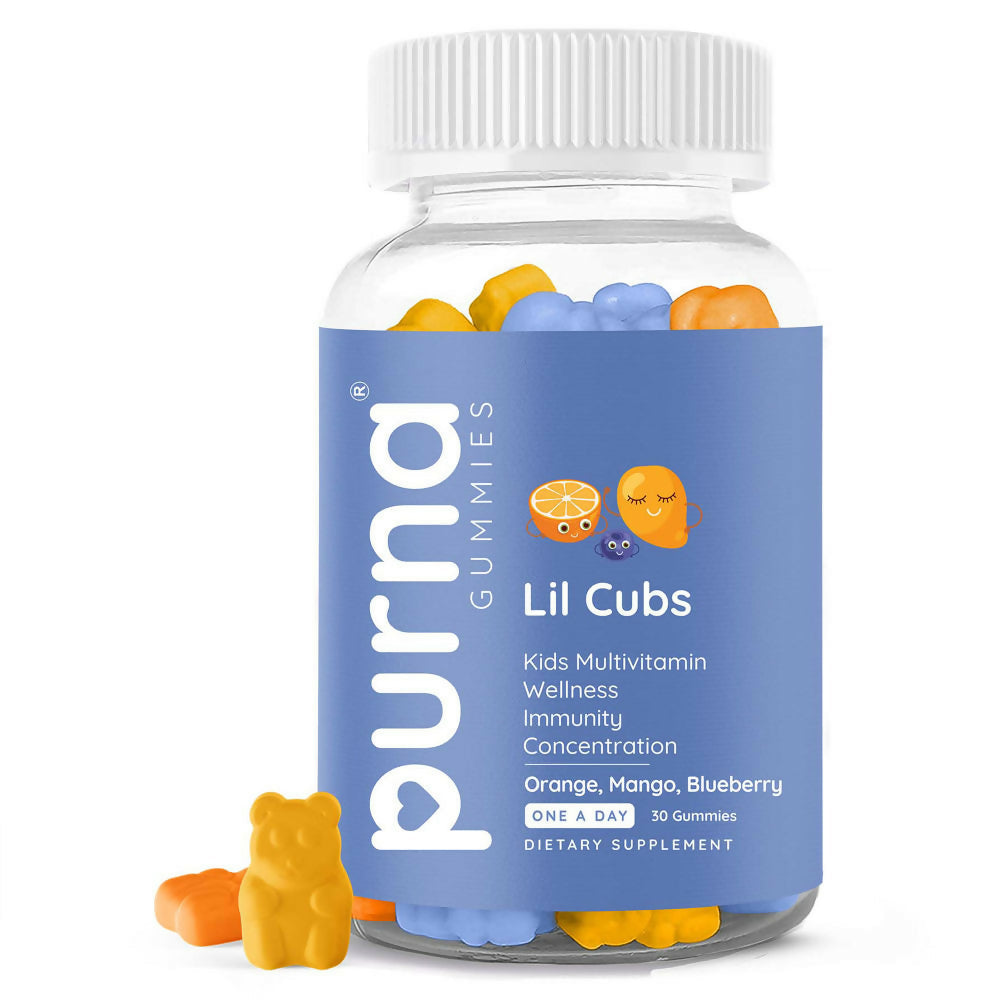 Purna Gummies Kids Multivitamin Gummies for Growth, Immunity and Health | Grocsy