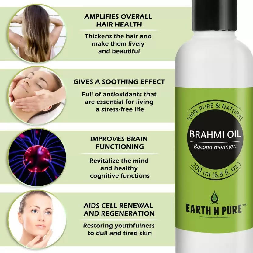 Earth N Pure Brahmi Oil | Grocsy