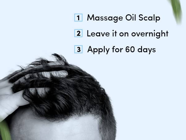 Man Matters Hair Oil for Men With Bhringraj, Onion, Amla, Shikakai & Brahmi Oil. | Grocsy