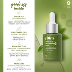 Plum Green Tea & 3% Zinc Complex Face Serum with Acnacidol BG - Fights Acne, Pimples & Controls Oil | Grocsy