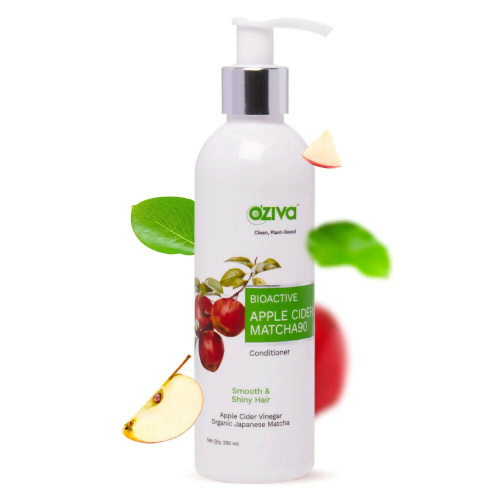OZiva Bioactive Apple Cider Vinegar Matcha90 Conditioner | Grocsy