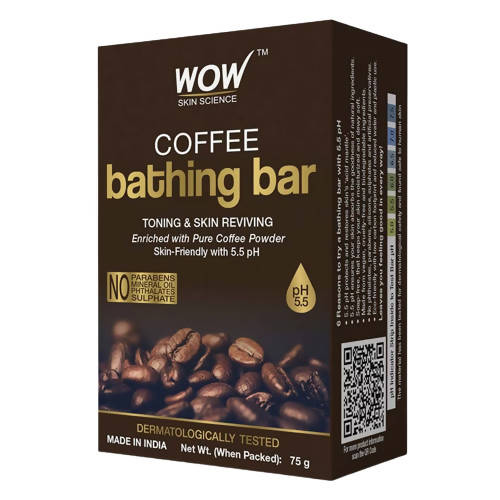 Wow Skin Science Coffee Bathing Bar | Grocsy