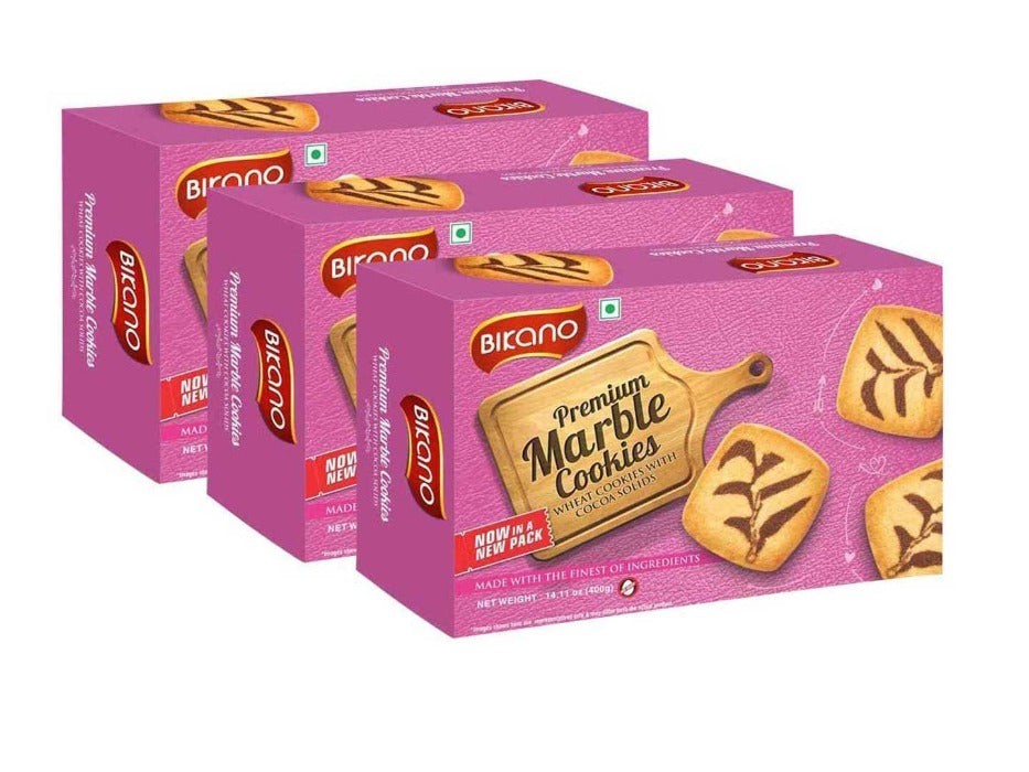Bikano Premium Marble Chocolate Cookies | Grocsy