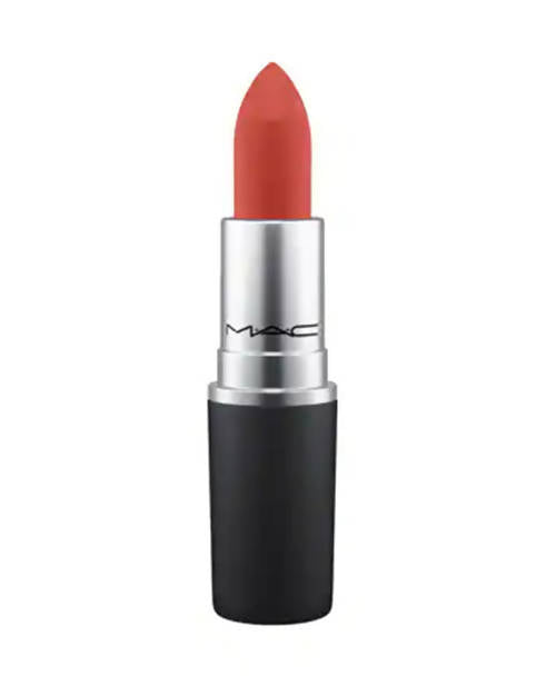 Mac Powder Kiss Lipstick - Devoted To Chili Warm Brick Red | Grocsy