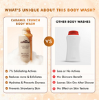 mCaffeine Caramel Crunch Exfoliating Body Wash | Grocsy