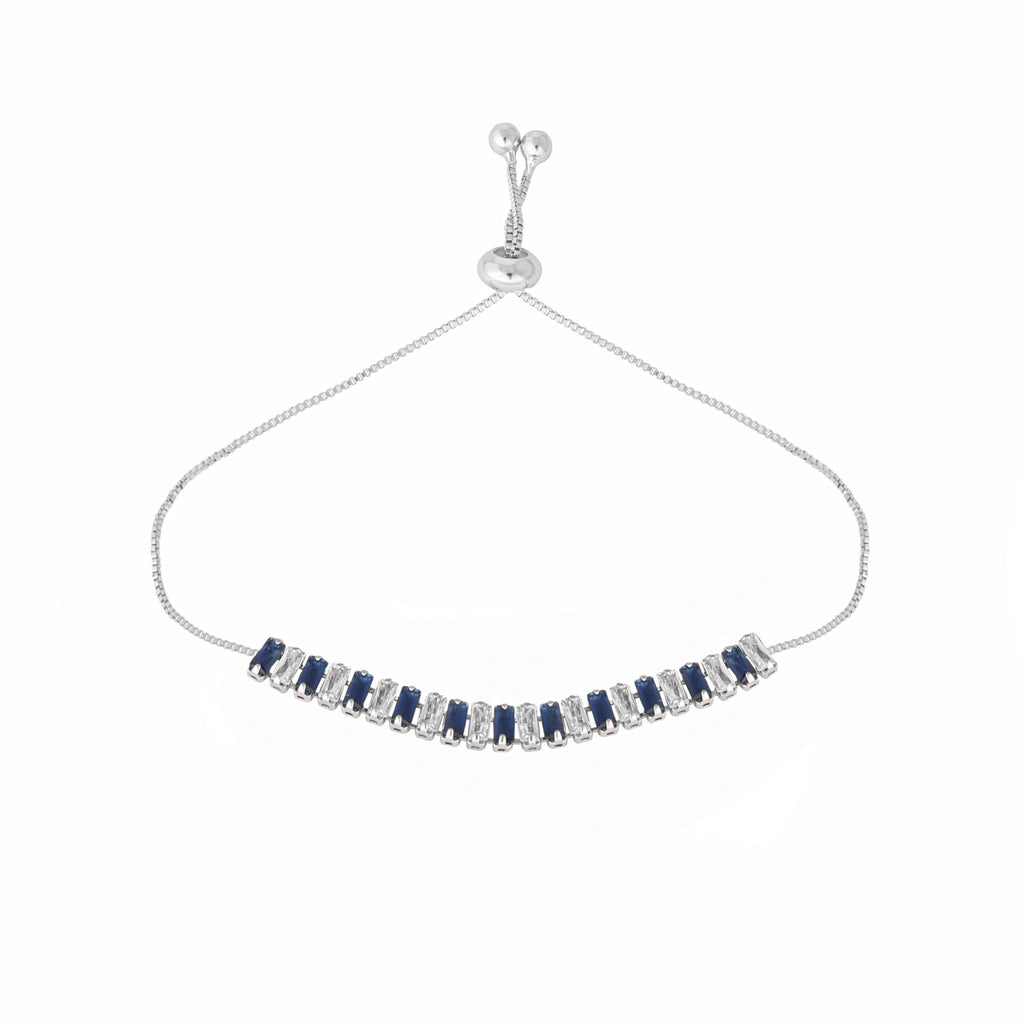 Nuyug Blue Emerald Radiance Anti Tarnish Bracelet | Grocsy