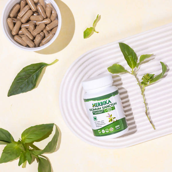 Herbika Ocimum Sanctum Capsules | Grocsy