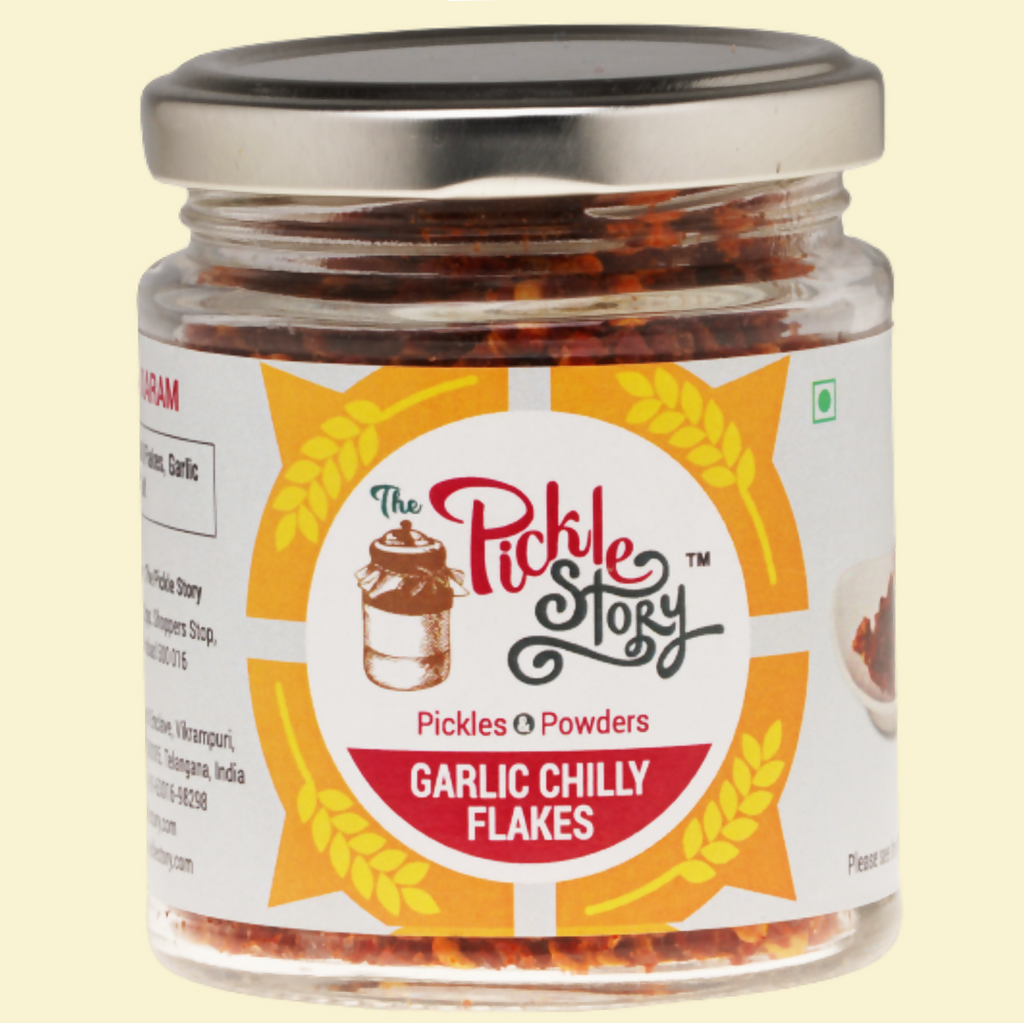 The Pickle Story Garlic Chilli Flakes | Grocsy