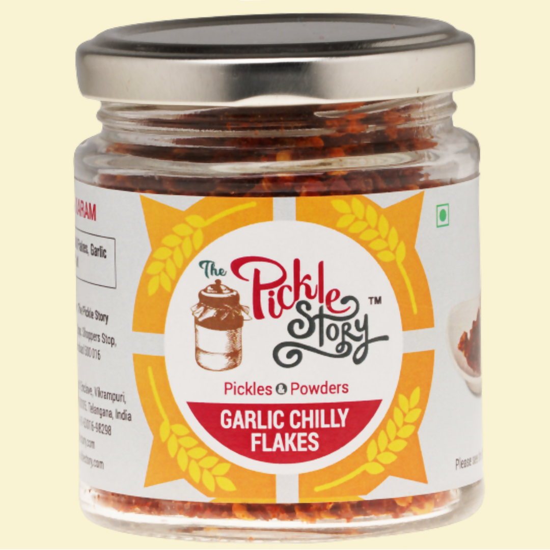 The Pickle Story Garlic Chilli Flakes | Grocsy