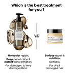 L'Oreal Paris Absolut Repair Molecular Deep Repairing Hair Rinse-Off Serum | Grocsy