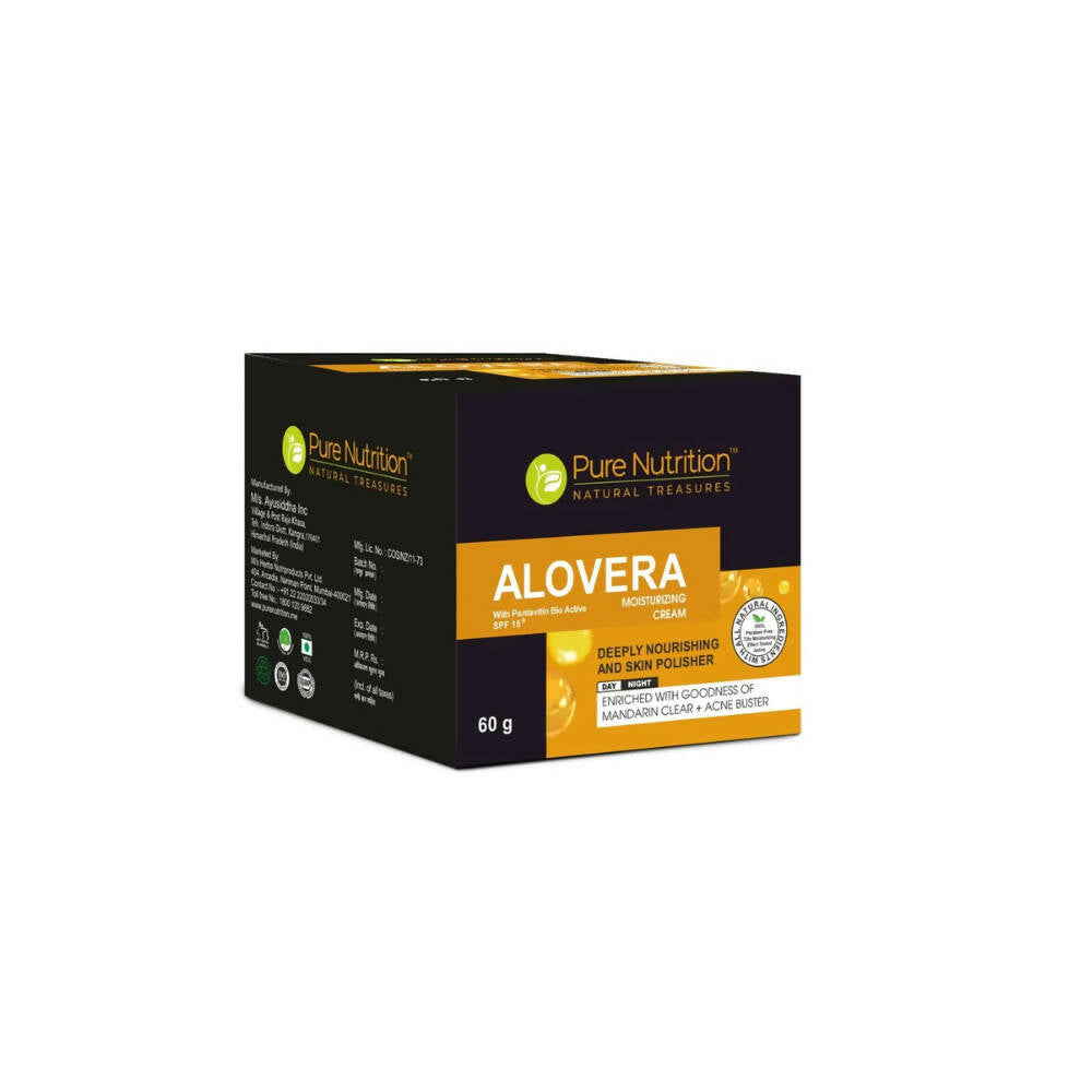 Pure Nutrition Aloevera Moisturizing Cream | Grocsy