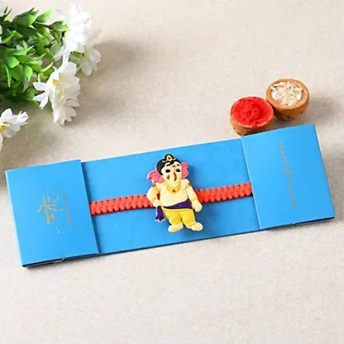 Bal Ganesha Rakhi & Five Star Chocolates | Grocsy