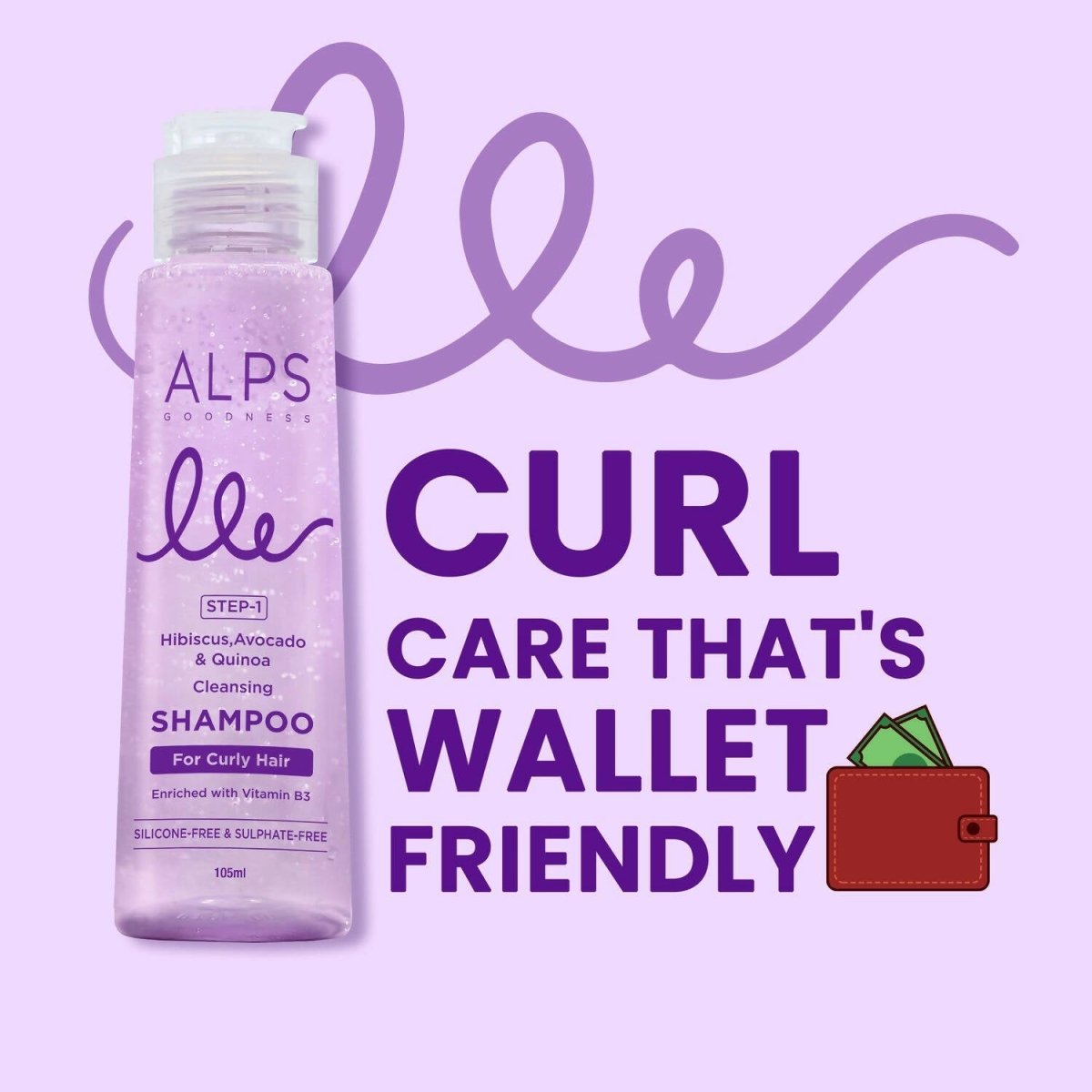 Alps Goodness Hibiscus, Avocado & Quinoa Cleansing Shampoo | Grocsy