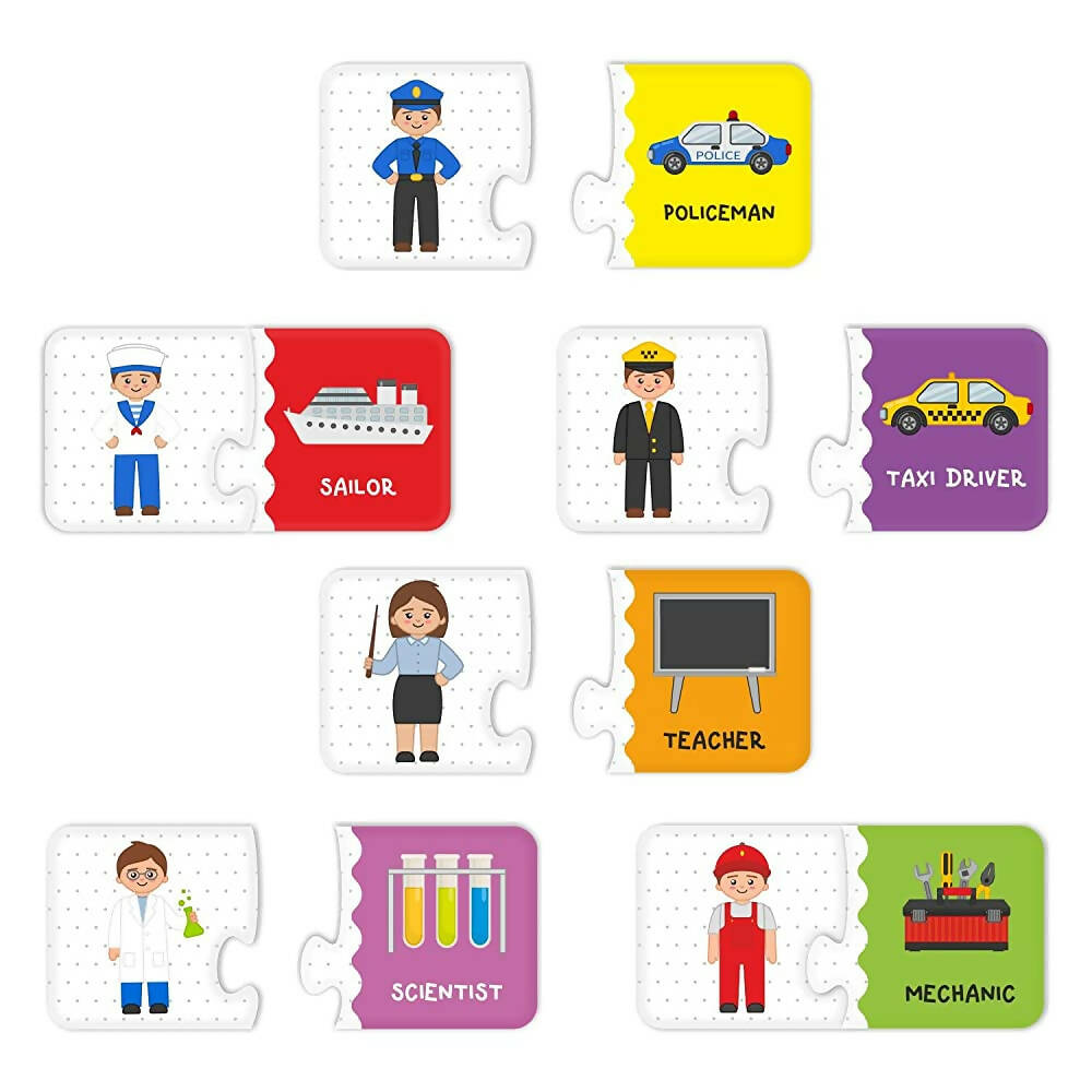 Webby Our Profession 2 Pieces Learning Pack Jigsaw Puzzle for Kids | Grocsy
