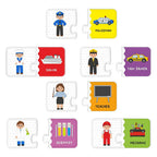Webby Our Profession 2 Pieces Learning Pack Jigsaw Puzzle for Kids | Grocsy