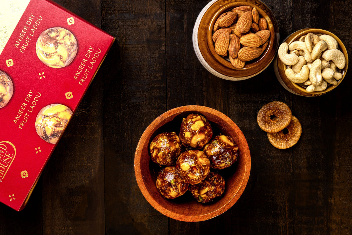 Almond House Anjeer Dryfruit Laddu (MAP) | Grocsy