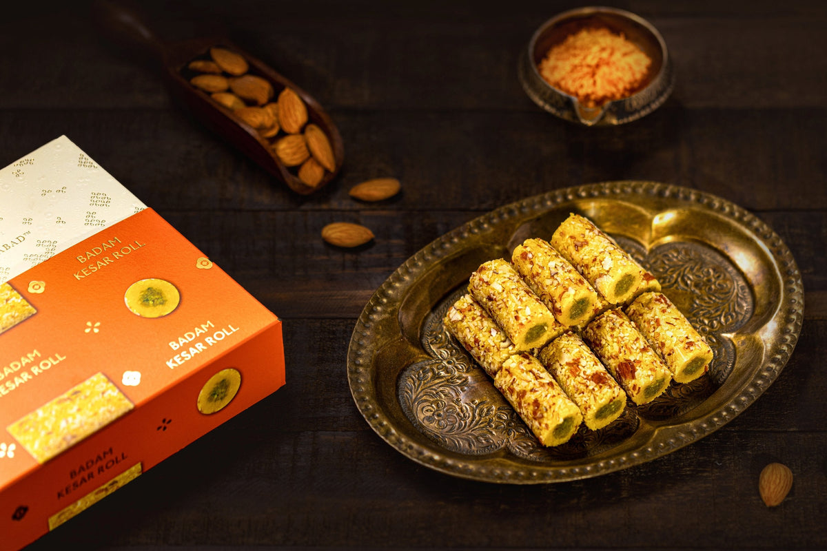 Almond House Badam Kesar Roll (Map) | Grocsy