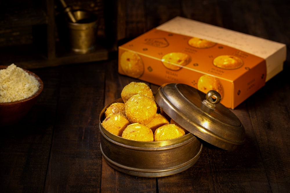 Almond House Besan Laddu (MAP) | Grocsy