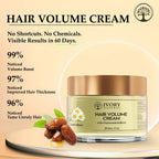 Ivory Natural Hair Volume Cream For Thicker, Fuller Looking Hair | Grocsy