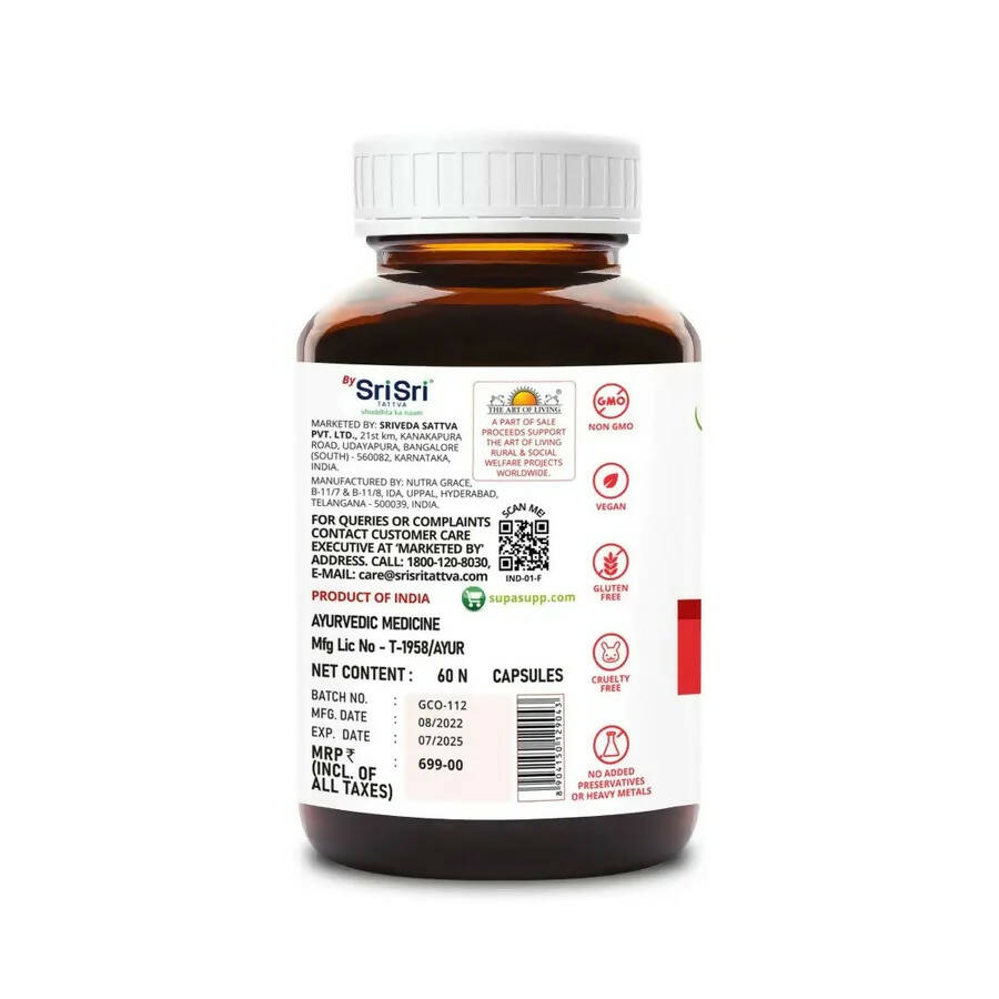 Sri Sri Tattva Supasupp Garlic Oil Capsules | Grocsy