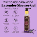 Organicos Lavender Shower Gel | Grocsy