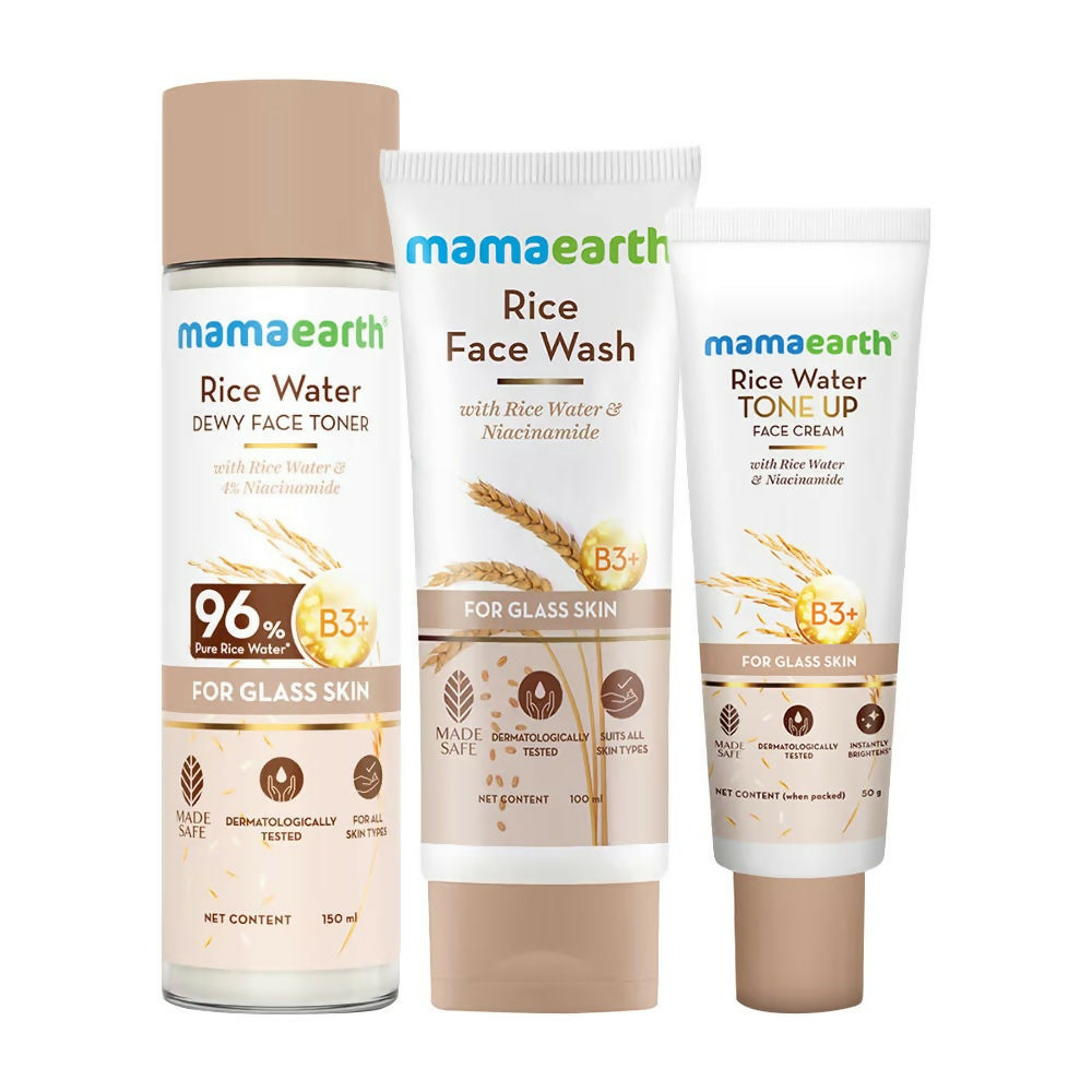 Mamaearth Rice Water Glow Set | Grocsy