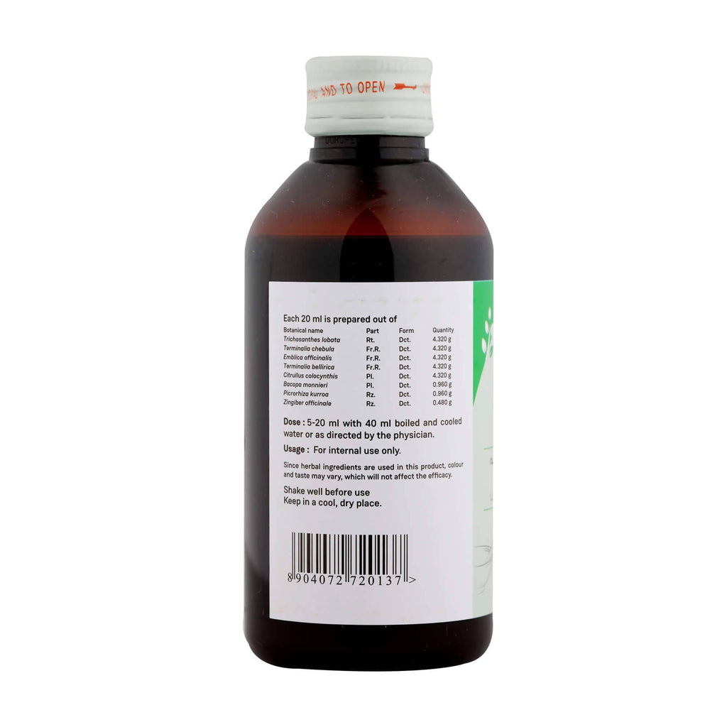Sitaram Ayurveda Patolamooladi Kashayam | Grocsy