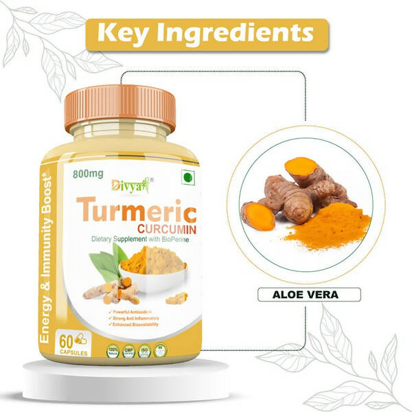 Divya Shree Turmeric Curcumin Capsules | Grocsy